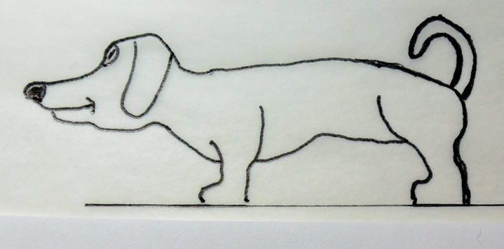 dog wood carving pattern
